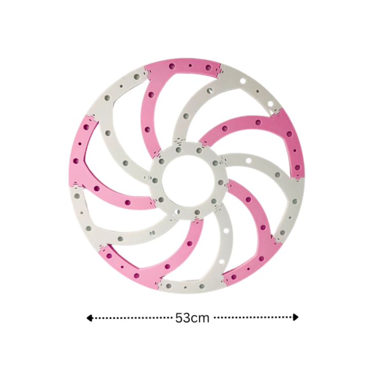 50 Pixel Peppermint Spinner