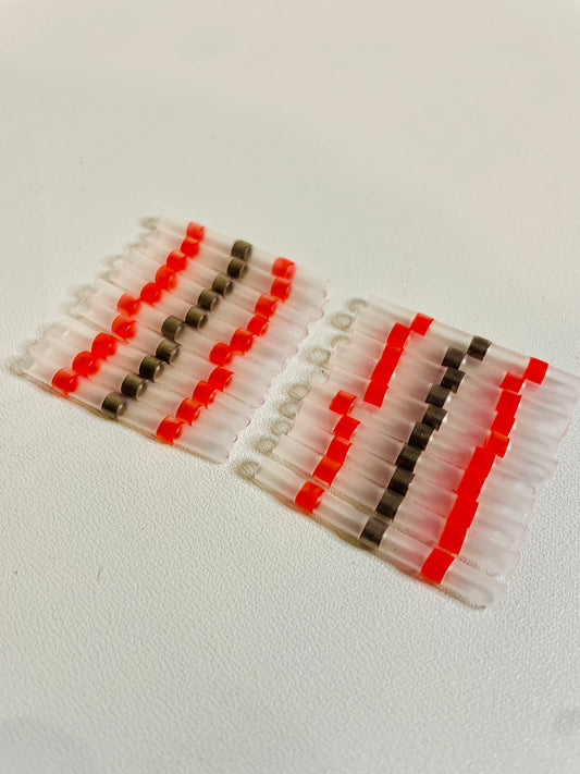 Heat Shrink  Solder Sleeve - Red 20 Pack